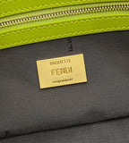FENDI Baguette 27cm Fluorescent green Lambskin Gold Hardware