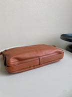 Celine ROMY UNDERARM BAG 43 RUST ORANGE CALFSKIN