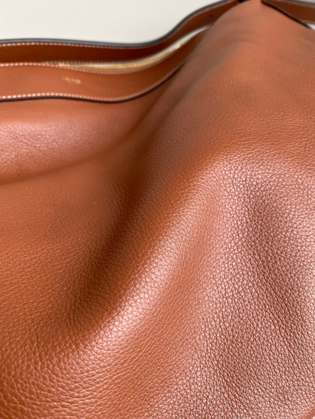 Celine ROMY UNDERARM BAG 43 RUST ORANGE CALFSKIN