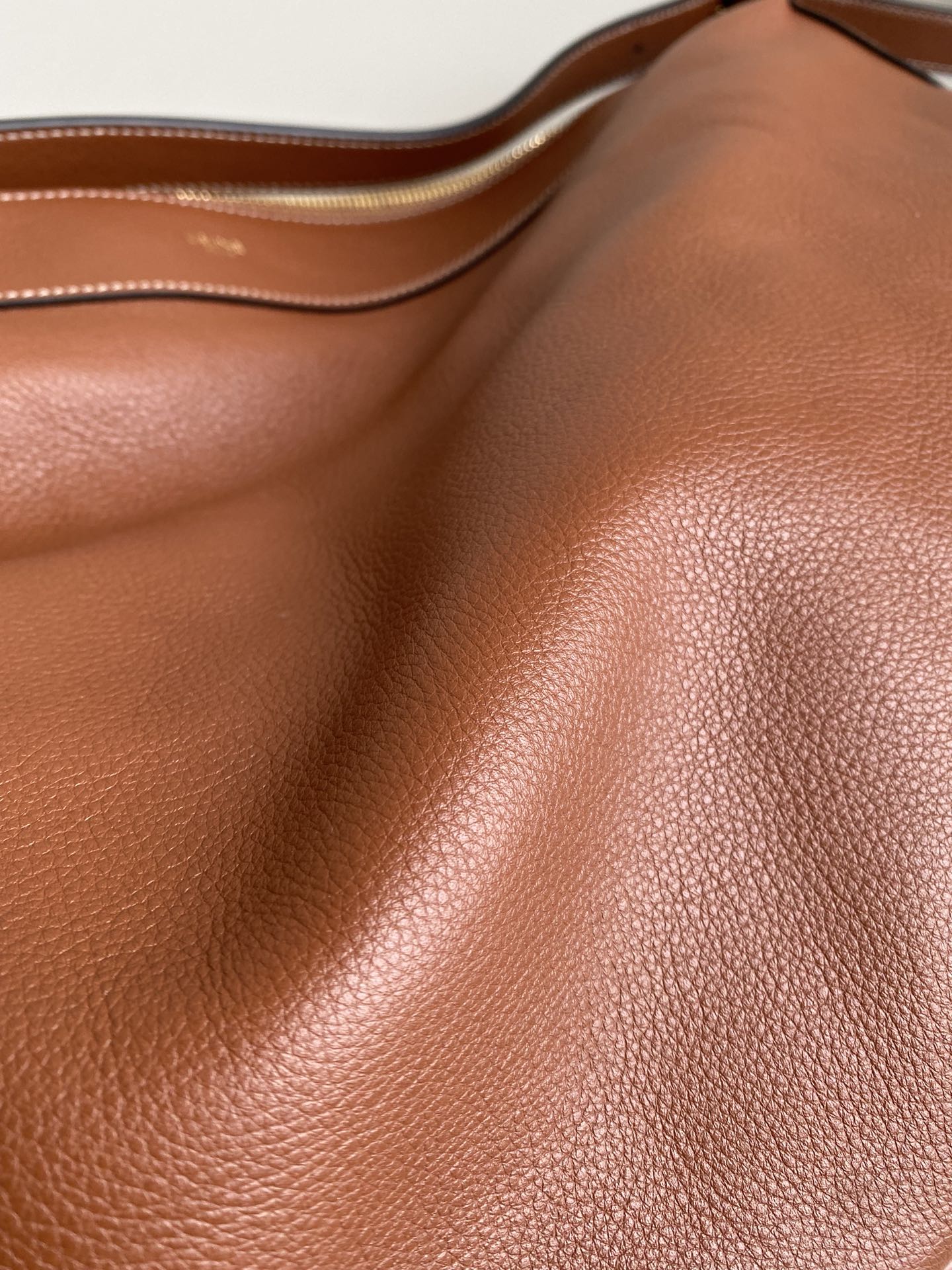 Celine ROMY UNDERARM BAG 43 RUST ORANGE CALFSKIN