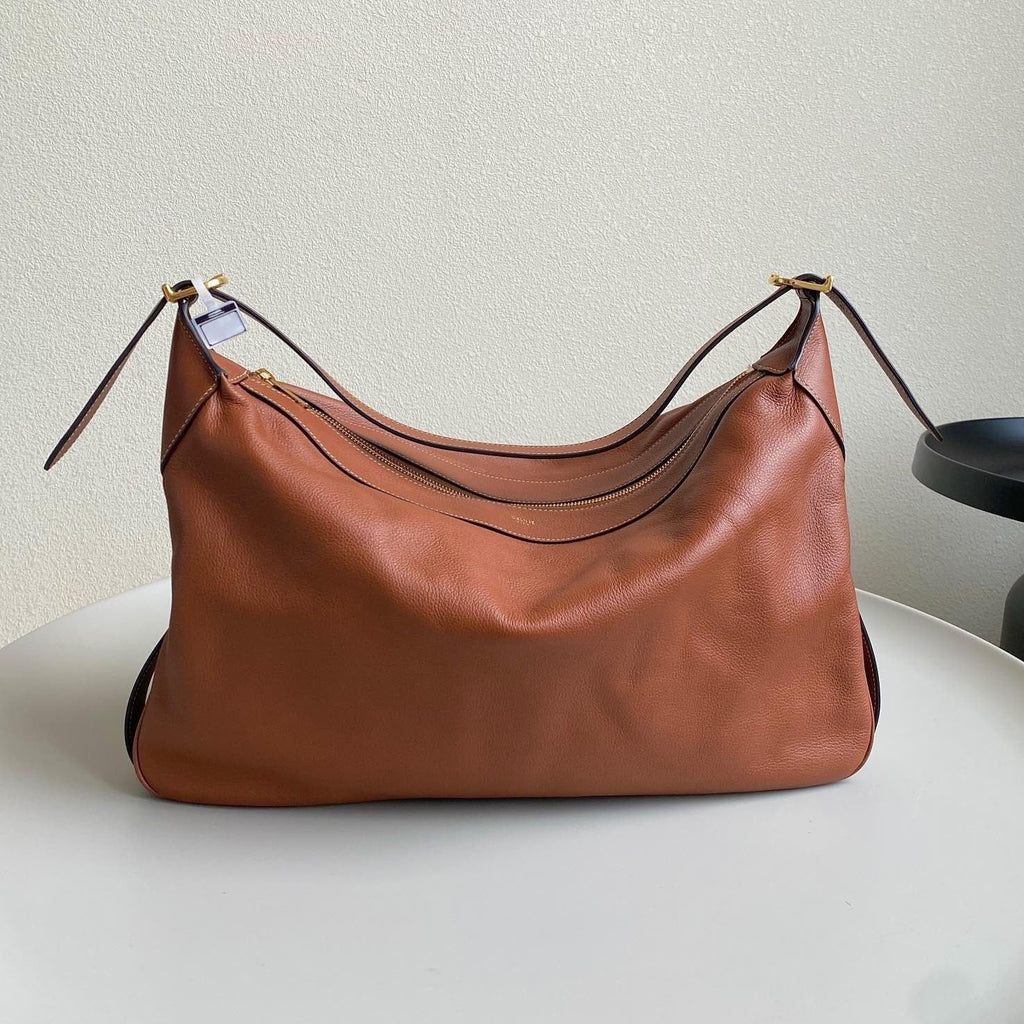 Celine ROMY UNDERARM BAG 43 RUST ORANGE CALFSKIN
