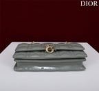 DIOR my mini 21 rock gray petent calfskin