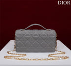 DIOR my mini 21 gray lambskin