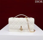 DIOR my mini 21 white lambskin