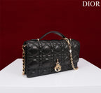 DIOR my mini 21 black lambskin