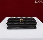 DIOR my mini 21 black lambskin