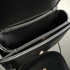 Celine TRIOMPHE SHINY CALFSKIN HANDBAG 18 BLACK