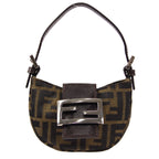 FENDI Zucca Mini Handbag Brown 48614