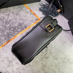 Saint Laurent LOU CAMERA BAG 23 IN BLACK SUEDE AND CALFSKIN TRIM