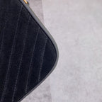 Saint Laurent LOU CAMERA BAG 23 IN BLACK SUEDE AND CALFSKIN TRIM