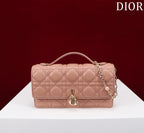 DIOR my mini 21 rose lambskin