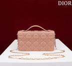 DIOR my mini 21 rose lambskin