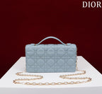DIOR my mini 21 rock gray lambskin