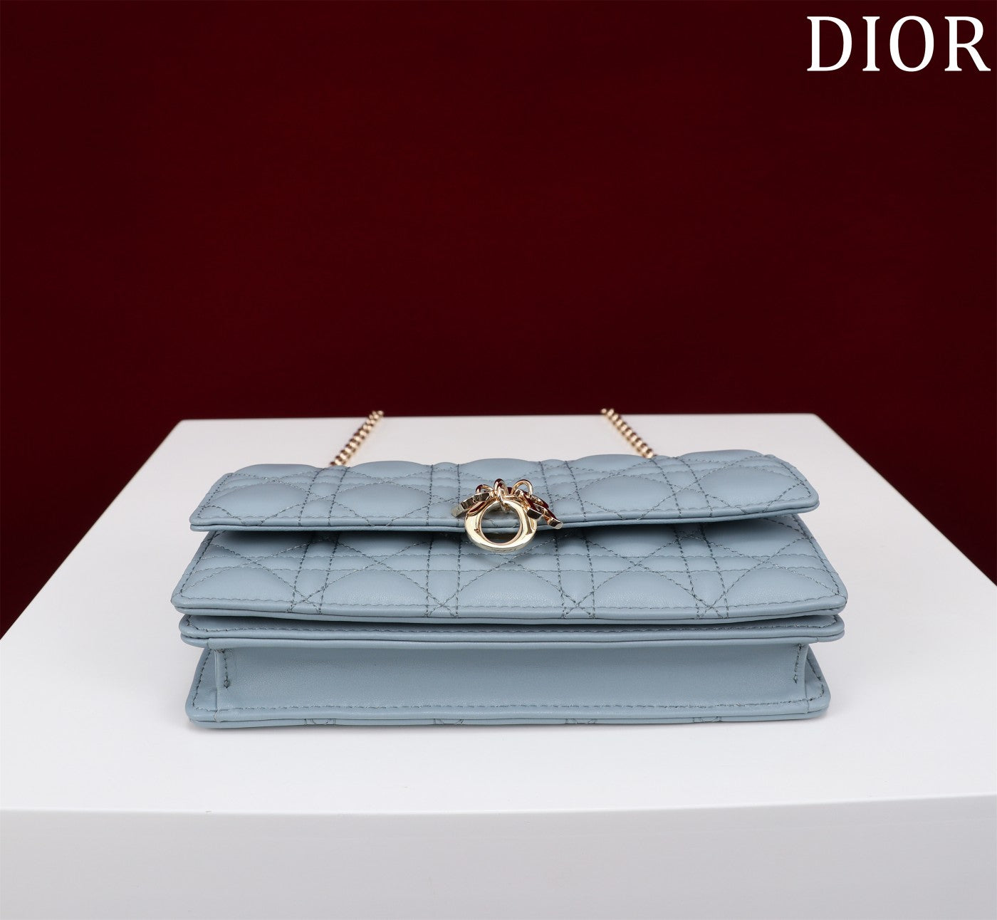 DIOR my mini 21 rock gray lambskin