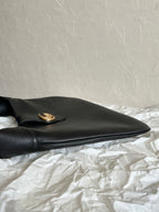 APHRODITE LARGE 47 SHOULDER BAG IN BLACK CALFSKIN