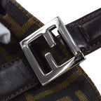 FENDI Zucca Tote Handbag Brown 96410