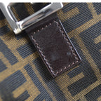 FENDI Zucca Tote Handbag Brown 96495