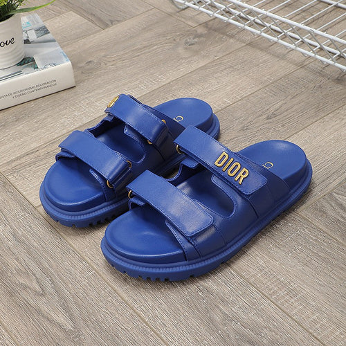 DIOR  DIORact dad sandal mule blue lambskin