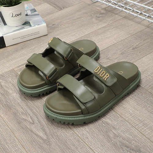 DIOR  DIORact dad sandal mule khaki lambskin