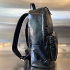 Bottega Veneta MEDIUM ARCHETYPE 46 BLACK LAMBSKIN BACKPACK