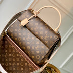 Louis Vuitton CLUNY MM 33 IN BROWN MONOGRAM CANVAS