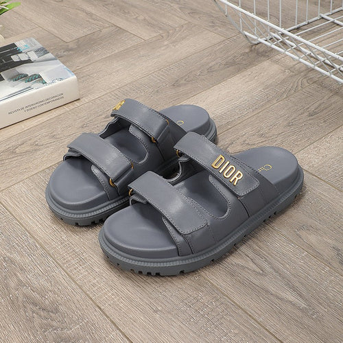 DIOR  DIORact dad sandal mule grey lambskin