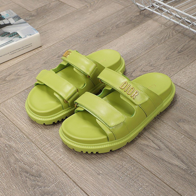 DIOR  DIORact dad sandal mule light green lambskin