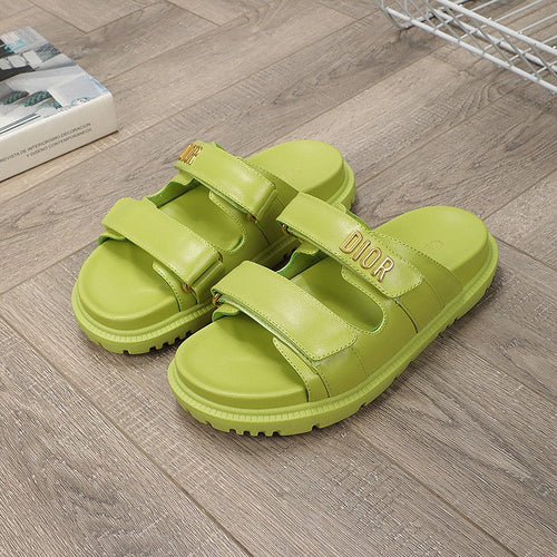 DIOR  DIORact dad sandal mule light green lambskin