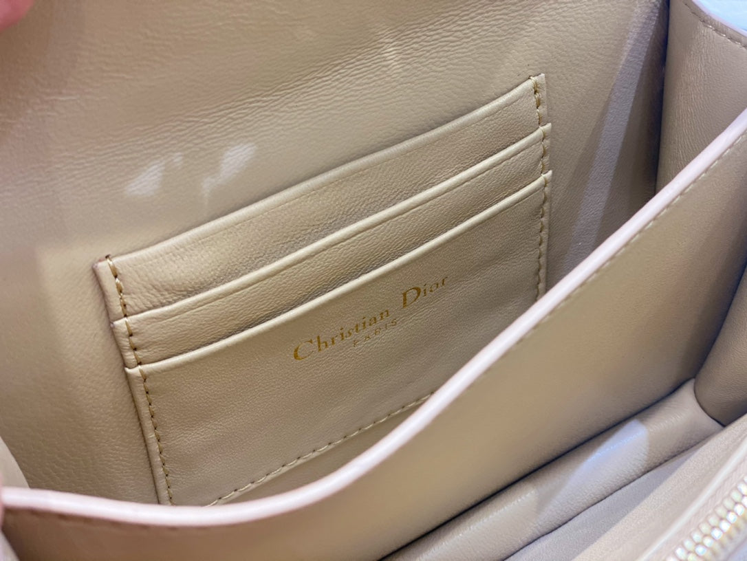 DIOR miss caro mini 19 light beige calfskin