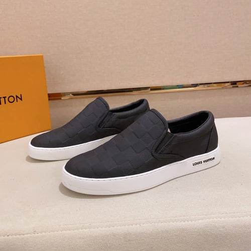 Louis Vuitton LOAFER IN BLACK DAMIER SHEEPSKIN