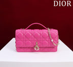 DIOR my mini 21 pink lambskin