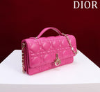 DIOR my mini 21 pink lambskin