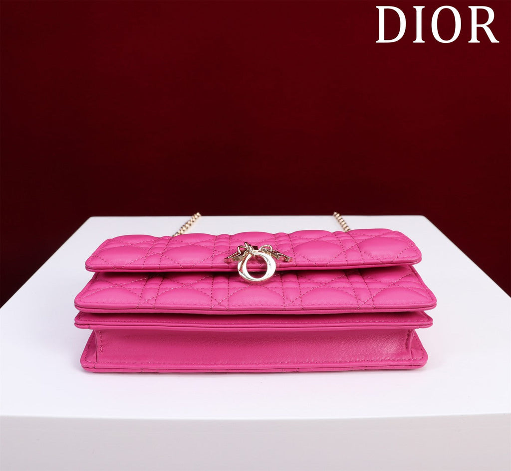 DIOR my mini 21 pink lambskin