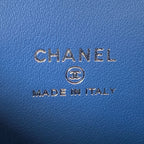 23P Vanity 11cm Denim Silver Hardware