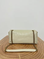 Saint Laurent SL 26cm Calypso Chain Bag White Leather