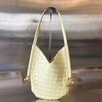 Bottega Veneta MINI SOLSTICE 30 DARK CREAM LAMBSKIN