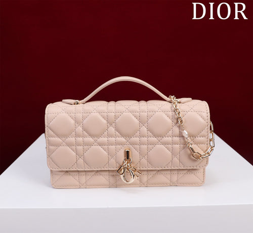 DIOR my mini 21 powder pink lambskin