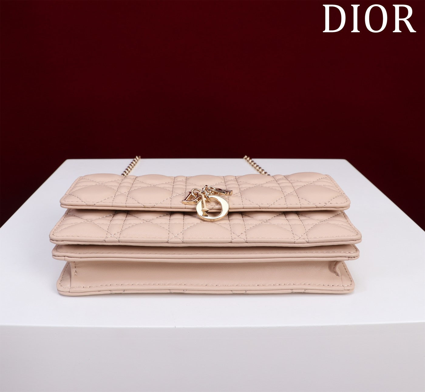 DIOR my mini 21 powder pink lambskin