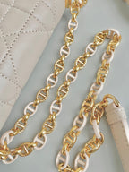 DIOR miss caro mini 19 cream calfskin