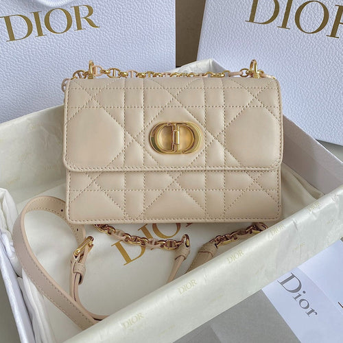 DIOR miss caro mini 19 cream calfskin