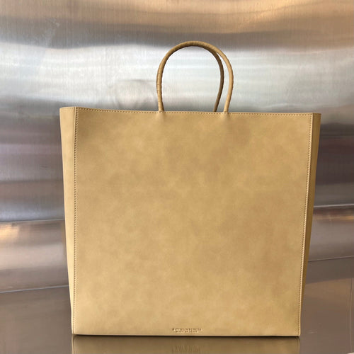 Bottega Veneta MEDIUM 32 BROWN BAG KRAFT CALFSKIN