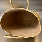 Bottega Veneta SMALL 26  BROWN BAG KRAFT CALFSKIN
