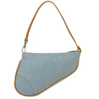 CHRISTIAN DIOR 2001 Saddle Bag Mini Denim 67991