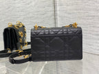 DIOR miss caro mini 18 black calfskin