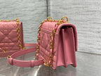 DIOR miss caro mini 18 pink calfskin