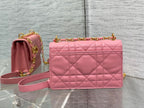 DIOR miss caro mini 18 pink calfskin