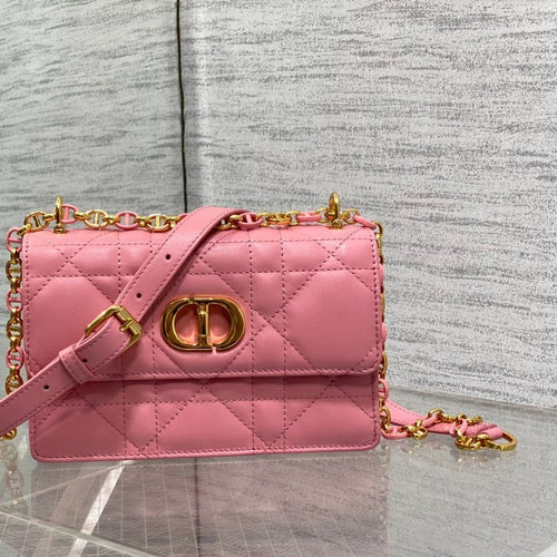 DIOR miss caro mini 18 pink calfskin