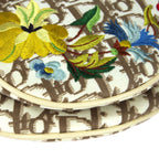 CHRISTIAN DIOR 2005 Floral Embroidered Trotter Saddle Bag 78432
