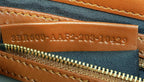 FENDI Baguette 27cm Brown Lambskin Gold Hardware