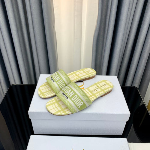 DIOR Mule Dway Slide 10mm Multi-motifs Style 65